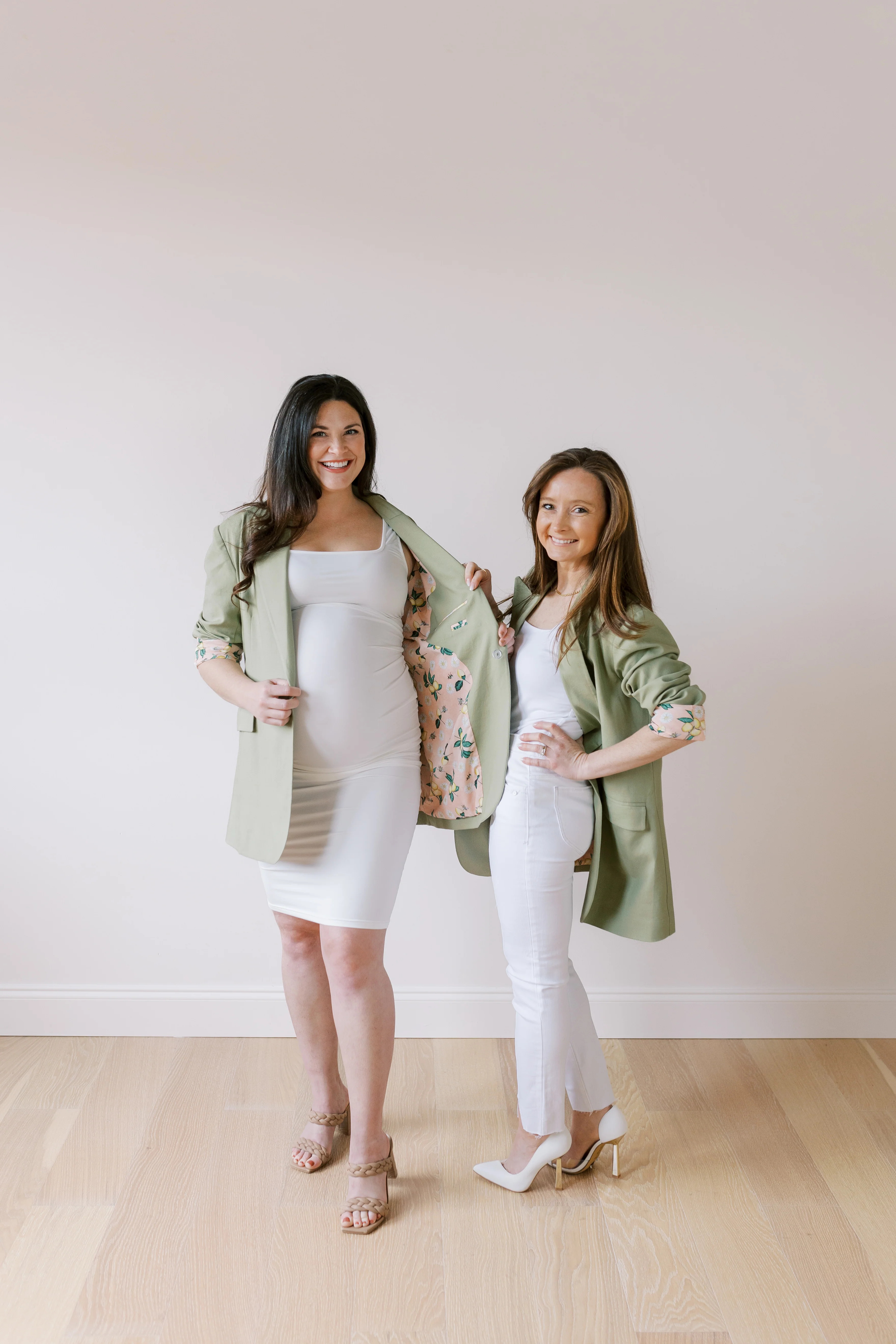 The Birds And The Bees | Women's Linen Blazer Suit Jacket | PWR WMN LLC