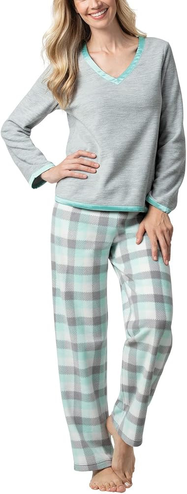 PajamaGram Snuggle Fleece Womens Pajamas - Ladies Pajamas | Amazon (US)