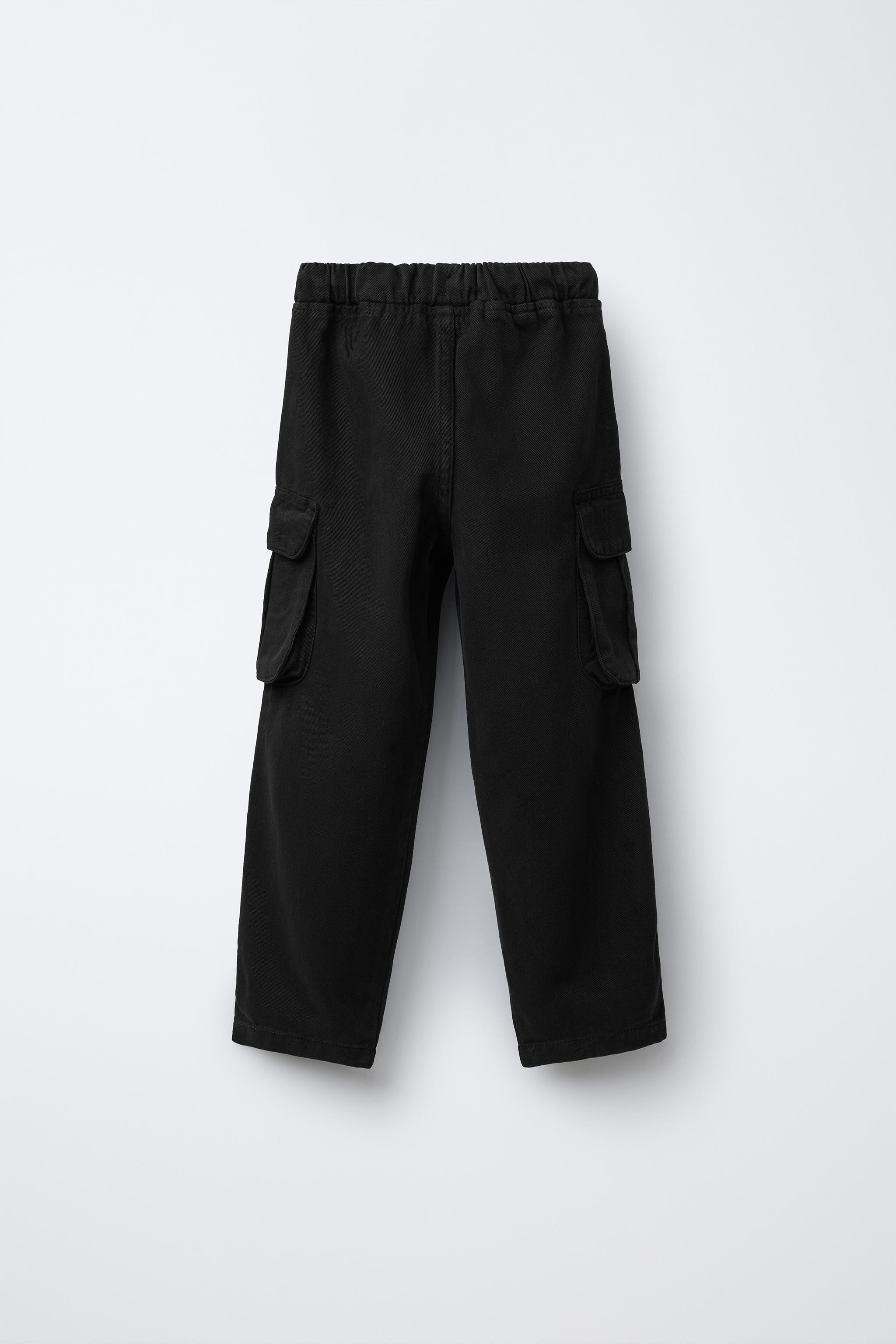 TWILL BARREL PANTS WITH POCKETS | Zara US