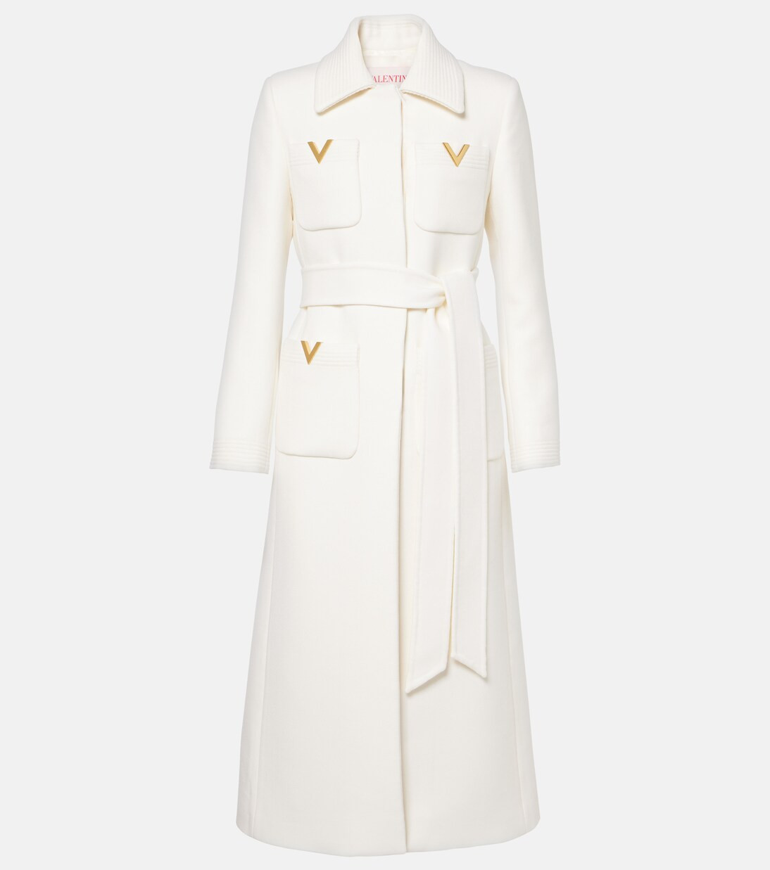 Mantel VGold aus Woll-Drill | Mytheresa (DACH)