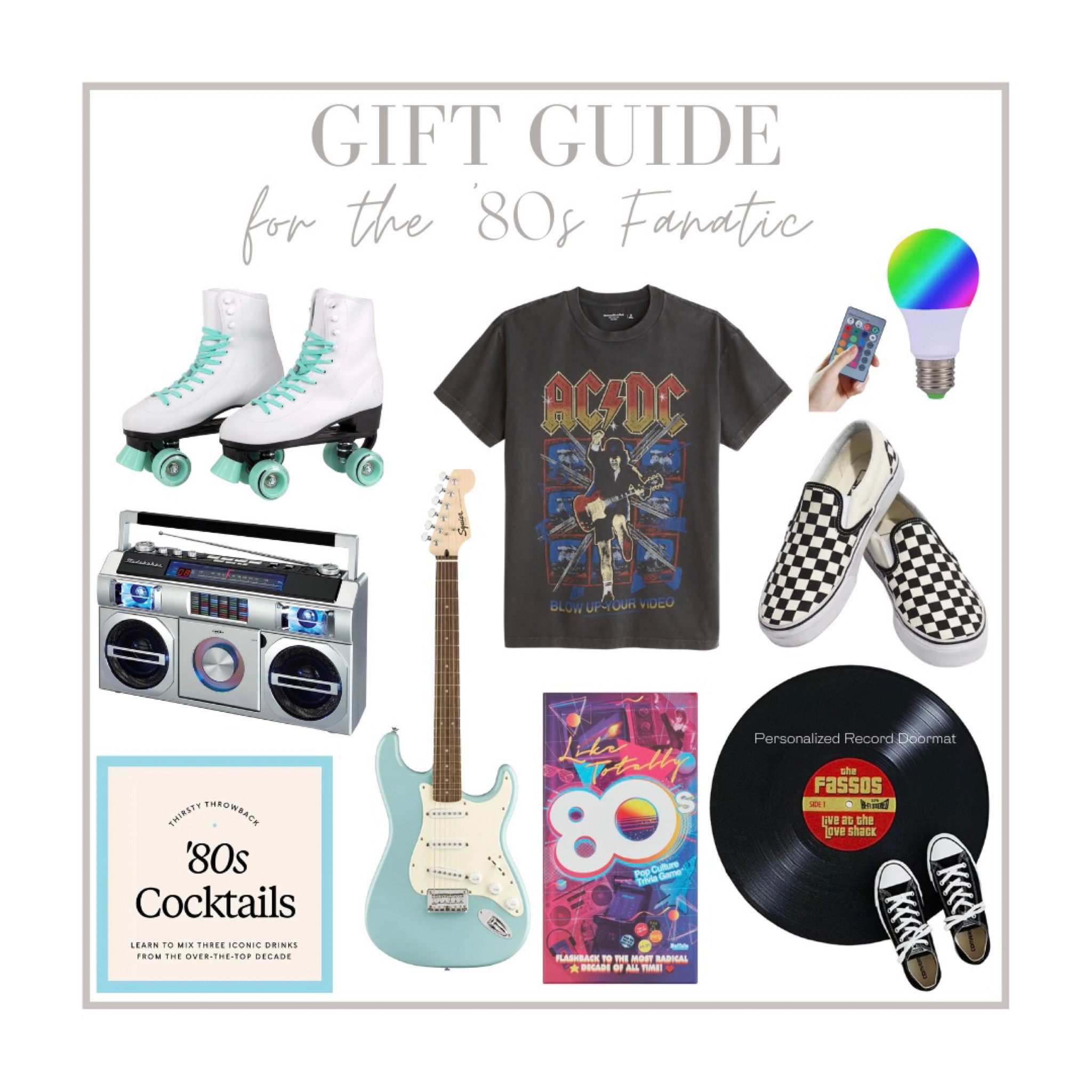 Gift Guide for the 80s Fanatic! 

#LTKHoliday #LTKSeasonal #LTKGiftGuide