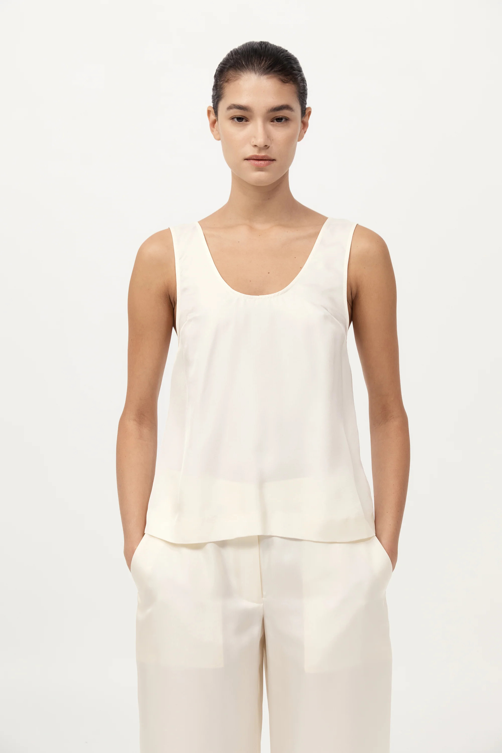 Jordan Button Up Top - Milk | St. Agni (US, UK, EU)