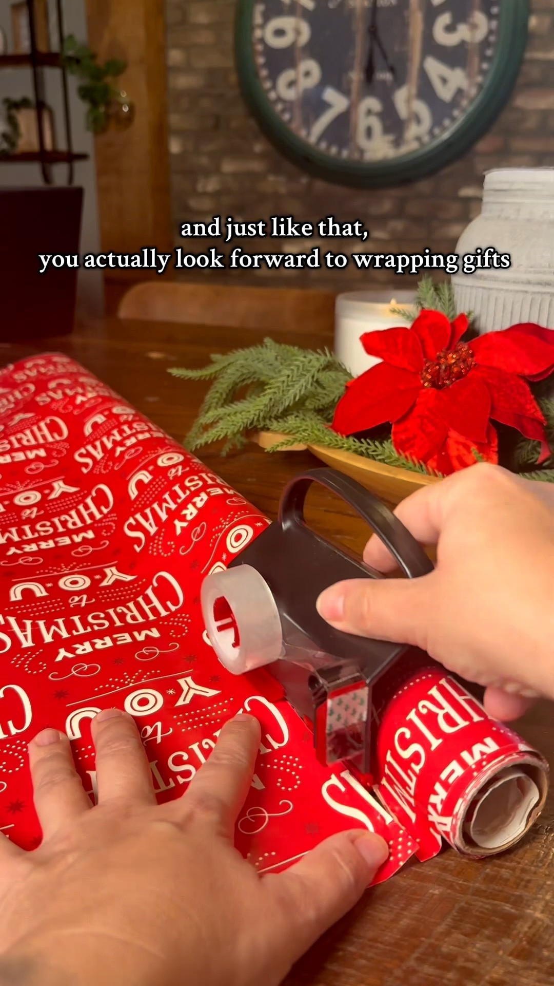 If you're like most people, wrapping gifts is probably not on your list of favorite things to do.... until now!

No more lost scissors or looking for the tape dispenser

Comes in a pack of 2, includes 4 rolls of tape and 2 replacement blades.

Keep one for yourself and gift the other one to a friend!
They'll thank you later!

Merry Christmas and happy wrapping!


#christmas #christmas2025 #giftwrap #giftwrapping #giftwrappinghacks #wrappinggifts #wrappinghacks #wrappingpresents #wrappingpaper #christmasgifts #christmaspresents #presents #fyp

#LTKFamily #LTKHome #LTKHoliday