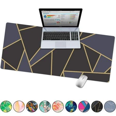 French Koko Large Desk Mouse Pad Desktop Mat, Home Office School Cute Decor Extended Laptop Big Writ | Walmart (US)