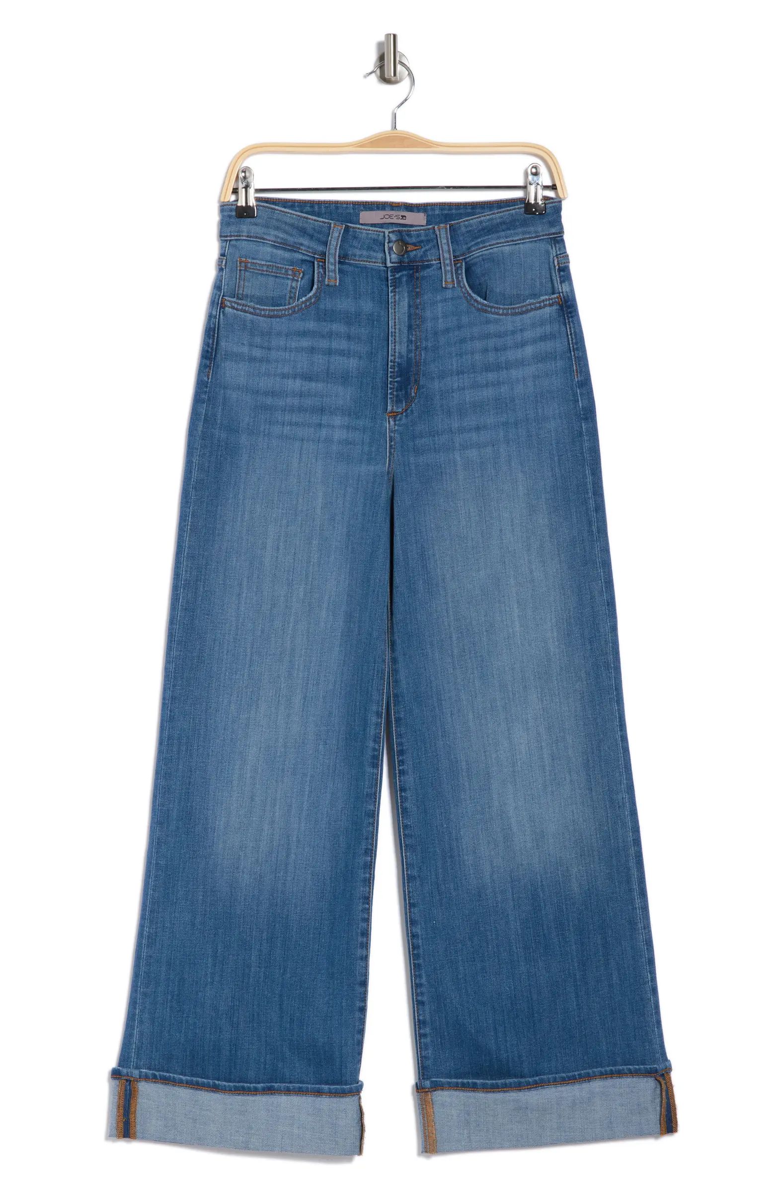 Joe's High Waist Cuffed Ankle Wide Leg Jeans | Nordstromrack | Nordstrom Rack