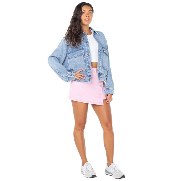 Celebrity Pink Oversize Denim Jacket | Walmart (US)