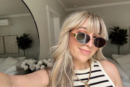 These amazon sunglasses look just like bottega and are THE sunnies of the summer 

#LTKFindsUnder50 #LTKFindsUnder100