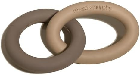 Reese+Murphy Double Ring Dog Chew Toy - Dog Toys for Small Medium Large Breed - Teething Toys for... | Amazon (US)
