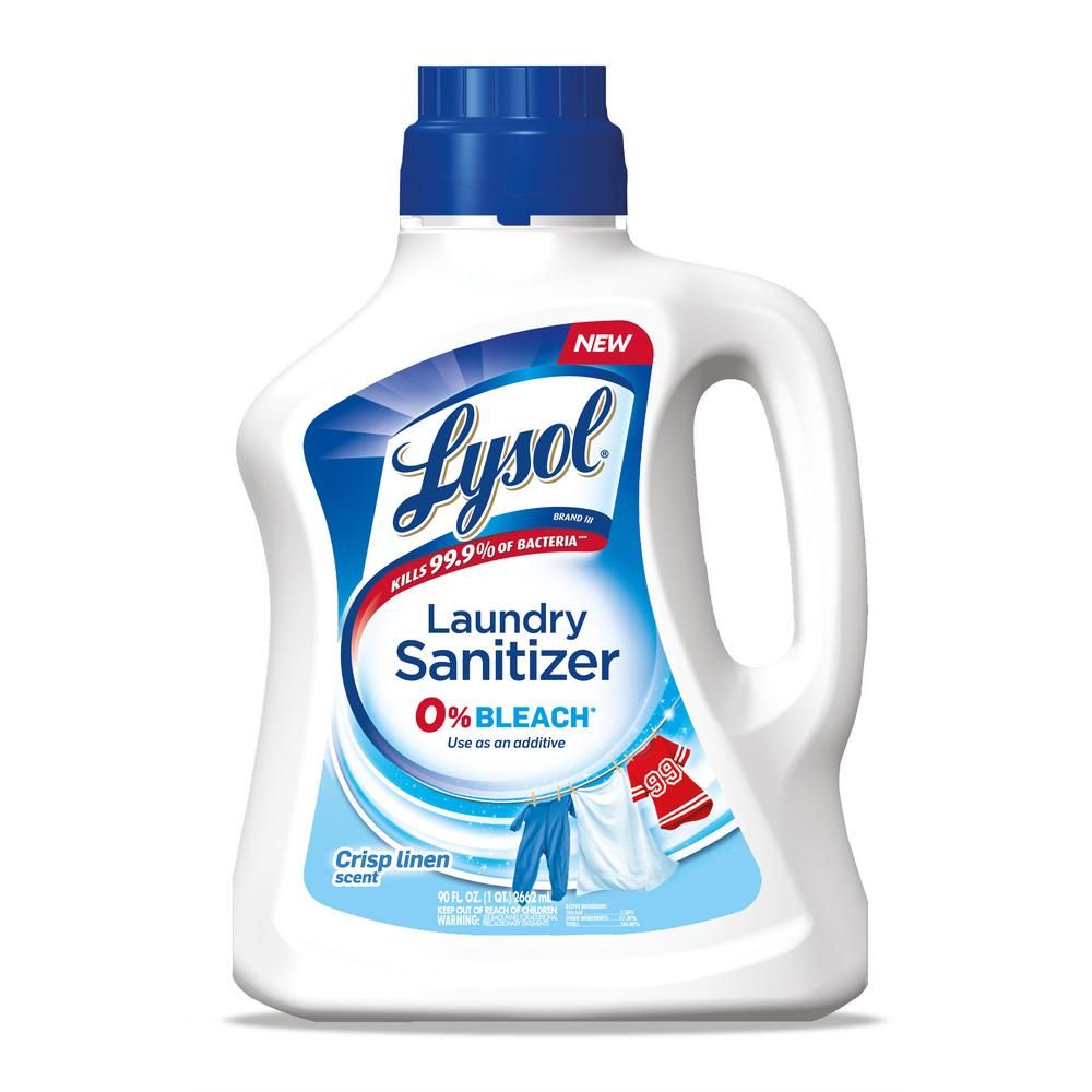 Lysol 90 oz. Crisp Linen Laundry Sanitizer-19200-95872 - The Home Depot | The Home Depot