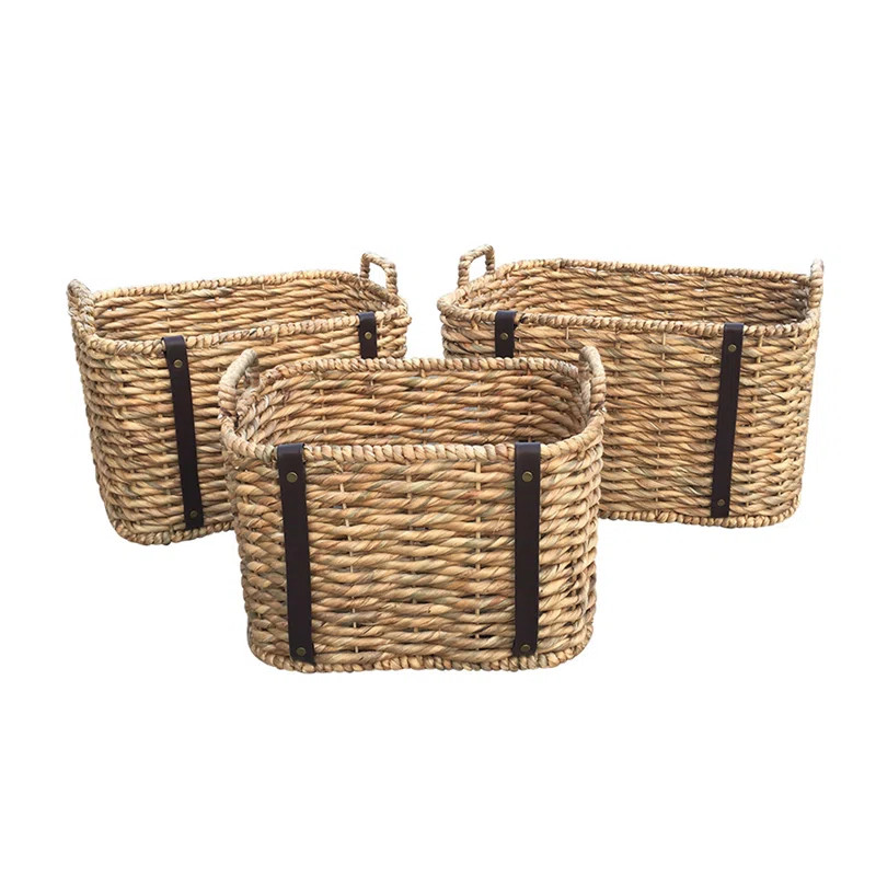 Sand & Stable™ Wicker Basket (Set of 3) | Wayfair North America