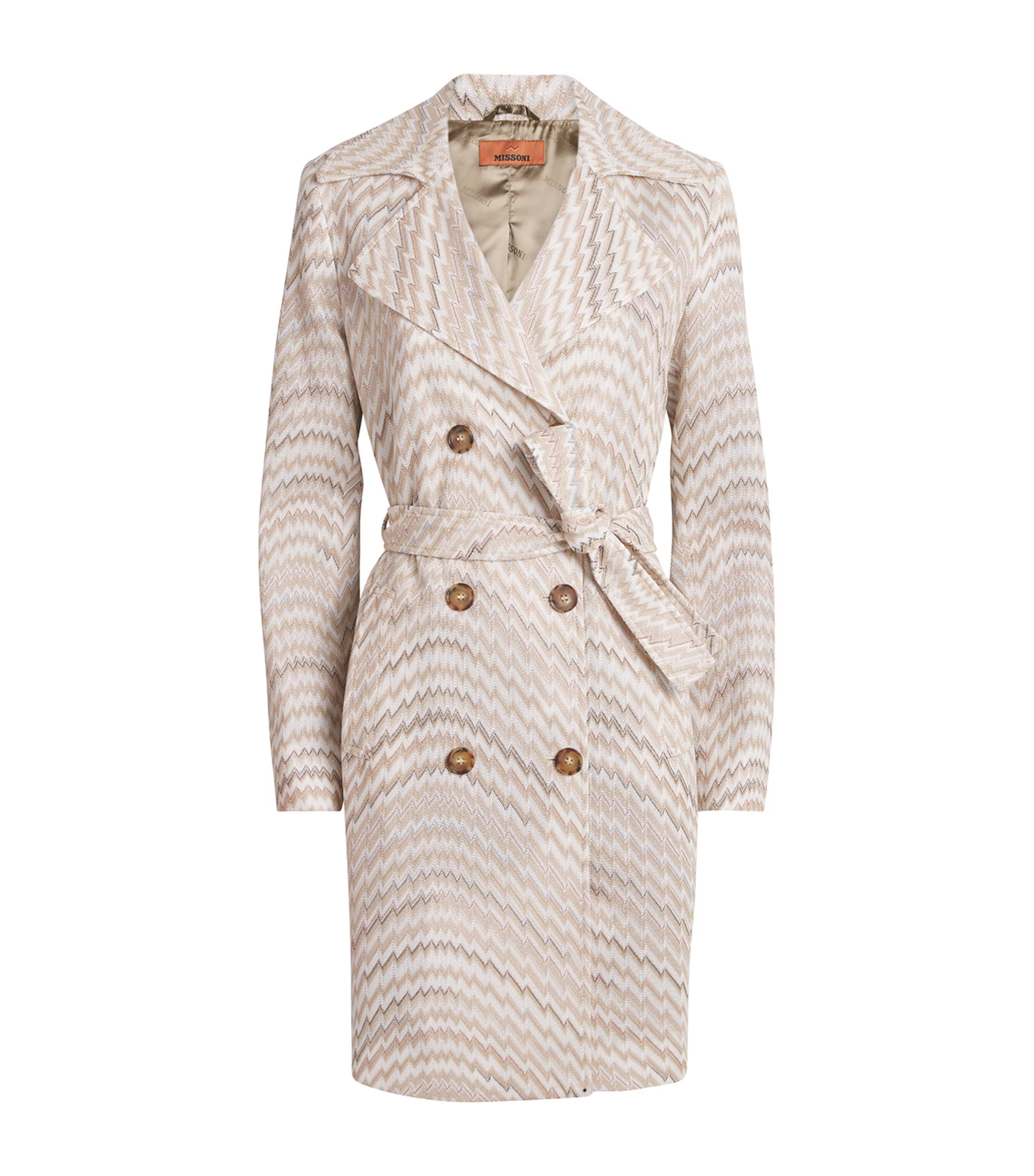 Missoni Zigzag Trench Coat | Harrods