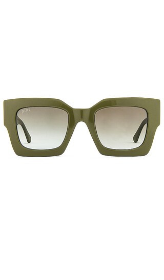 Daniella Sunglasses in Olive Green & Olive Polarized | Revolve Clothing (Global)