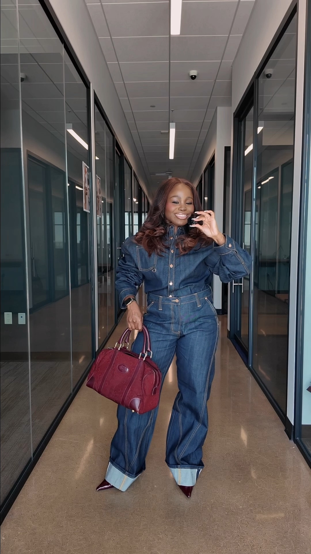 denim in denim to the office. Denim jacket and denim pants.

#LTKootd #LTKgrwm #LTKdayinmylife