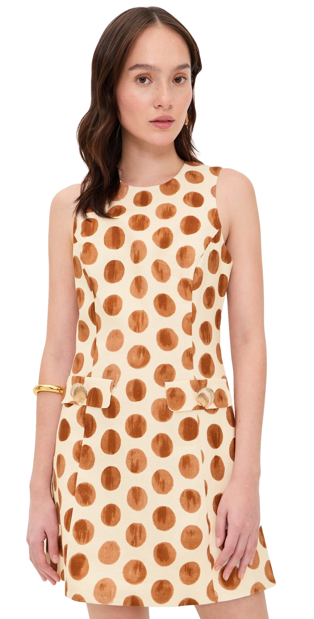 Cara Cara Posie Dress Celeste Spot Ginger 00 | Shopbop