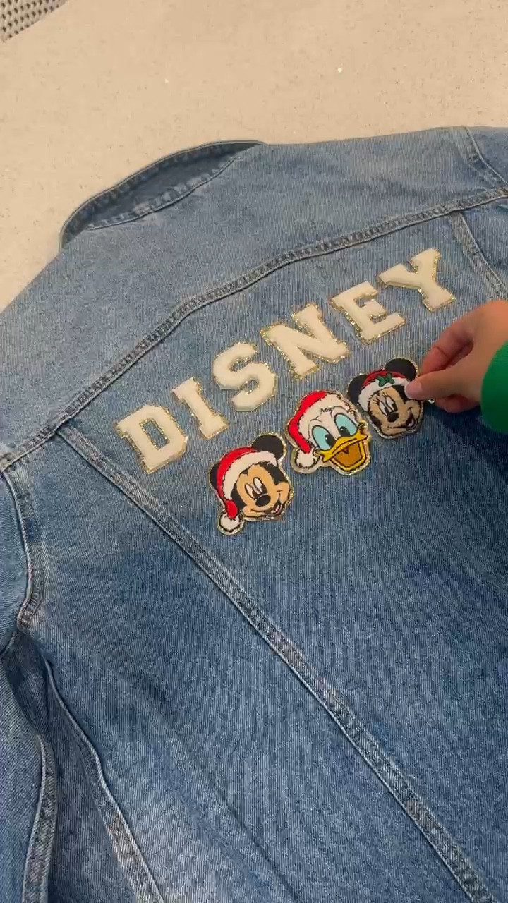 DIY Disney denim jacket!! 🎄♥️🏰

#LTKSeasonal #LTKHoliday