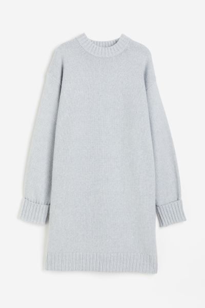 Knit Dress - Light beige melange - Ladies | H&M US | H&M (US + CA)