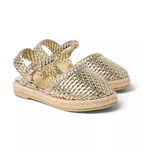 Metallic Espadrille Sandal | Janie and Jack