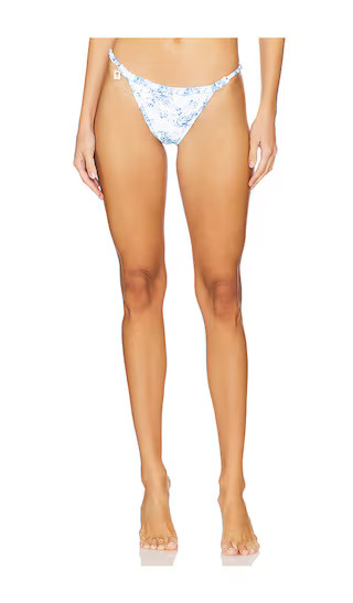 Mid Rise Cheeky Bikini Bottom in Vintage Paradise | Revolve Clothing (Global)