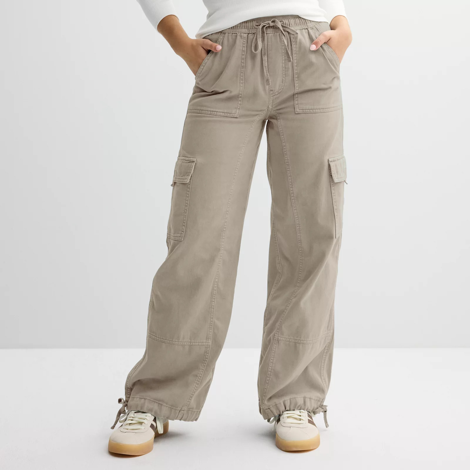 Juniors' SO® High-Rise Baggy Cargo Pants | Kohl's