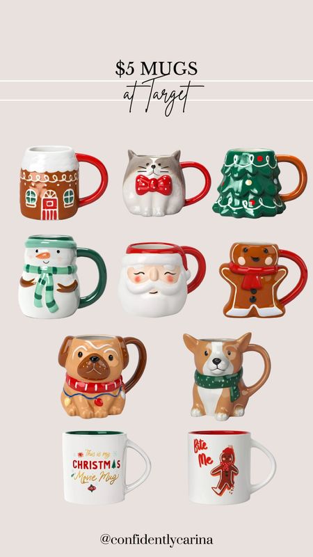 Gift idea! Grab one of these $5 Christmas mugs at Target, add a warm drink or even a coffee gift card 🫶🏻

Target mugs, Christmas mug, gift idea, Christmas gift idea

#LTKhome #LTKHoliday #LTKGiftGuide