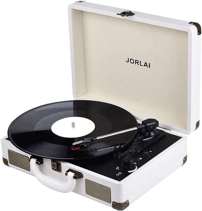 JORLAI Record Player Bluetooth Vinyl Turntable 3 Speed Vintage Record Players with Stereo Speaker... | Amazon (US)
