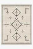 Damali Black & White Rug | Ruggable
