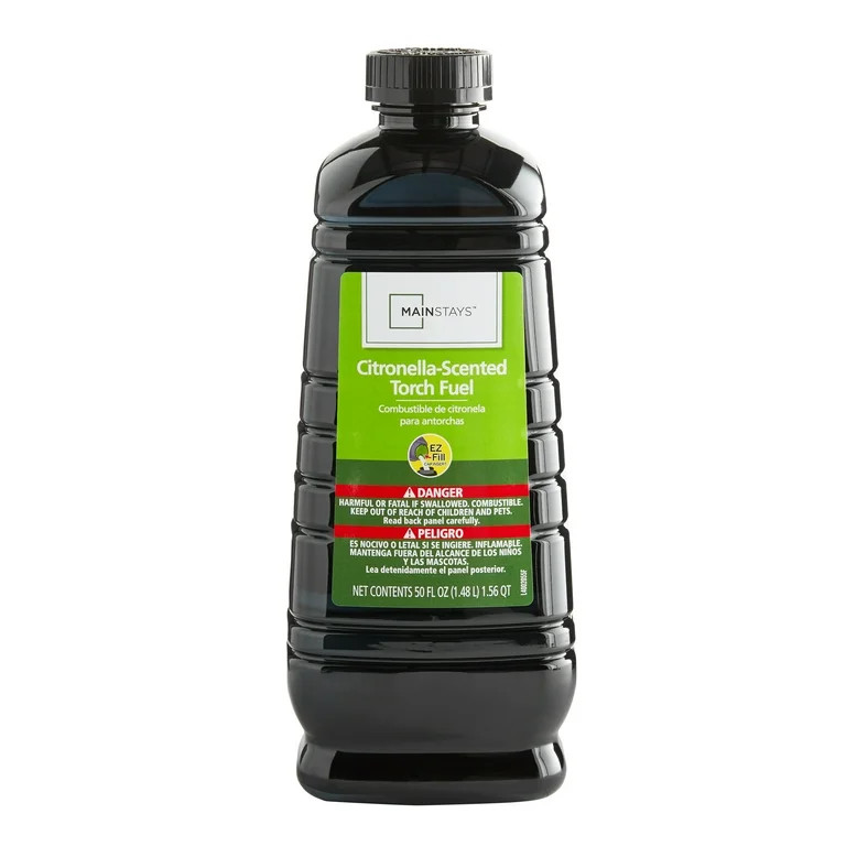Mainstays 50 oz Easy Pour Citronella-Scented Torch Fuel | Walmart (US)