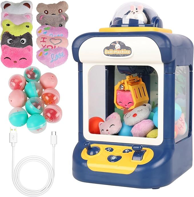 Salate Claw Machine for Kids, Mini Rabbit Vending Machine Candy Grabber Prize Dispenser Toy Gift ... | Amazon (US)