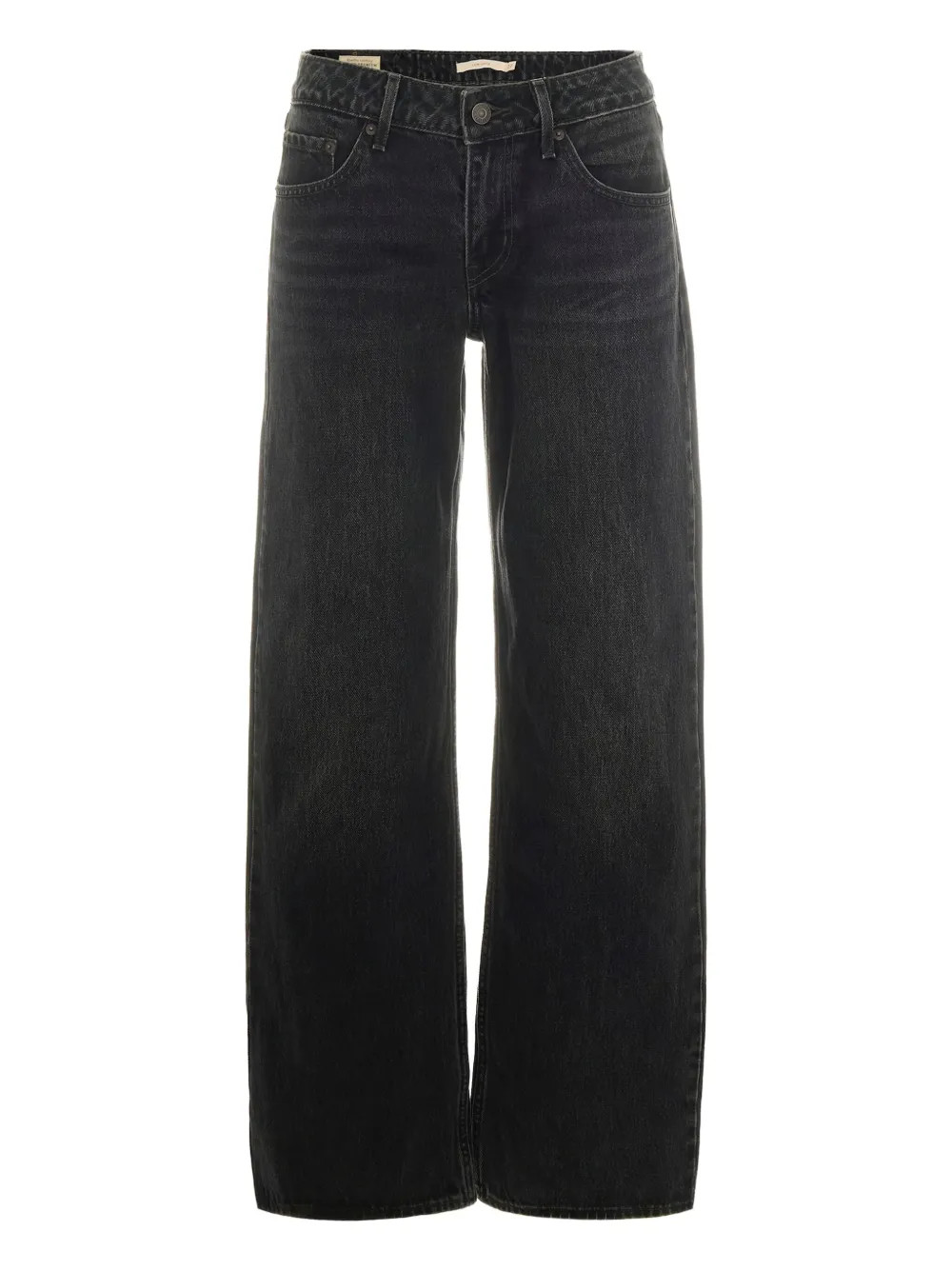 Levi's low-rise straight-leg Jeans | Black | FARFETCH | Farfetch Global