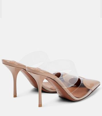 Cœur patent leather and PU mules | Mytheresa (UK)