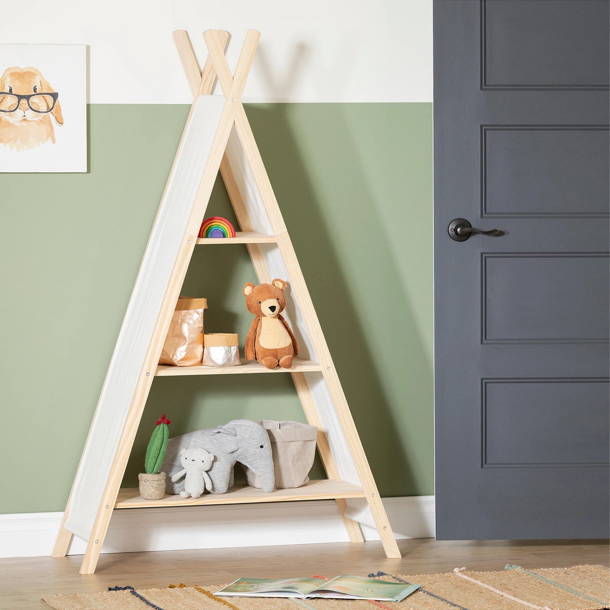 South Shore Sweedi Tent 59.25" Book Display & Reviews | Wayfair | Wayfair North America