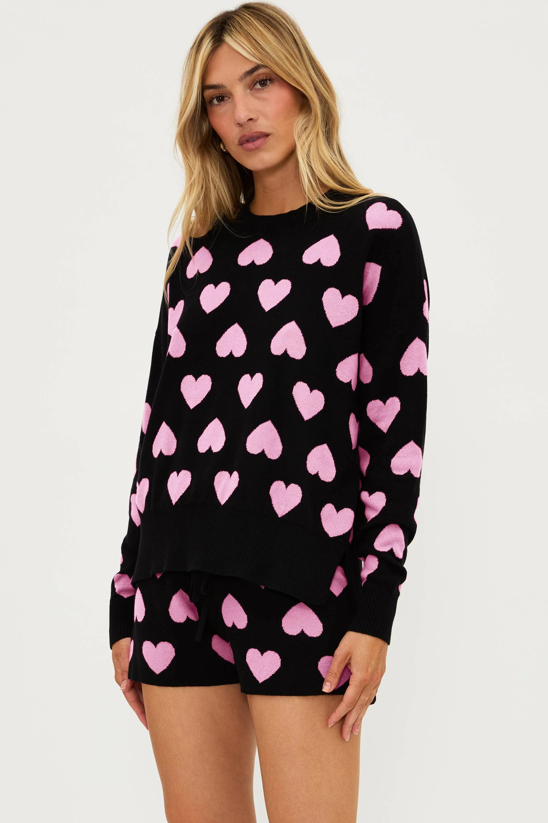 CALLIE SWEATER LOVE HEART | Beach Riot