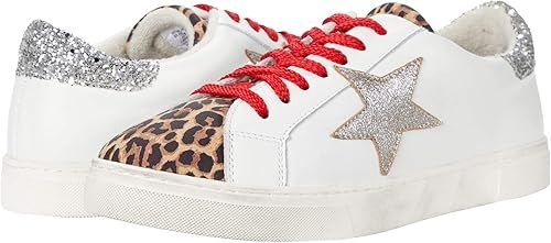 STEVEN by Steve Madden womens Rubie Sneaker, White Leopard | Amazon (US)