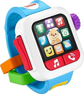 Fisher-Price Baby to Toddler Toy Laugh & Learn ​Time to Learn Smartwatch with Lights & Music fo... | Amazon (US)