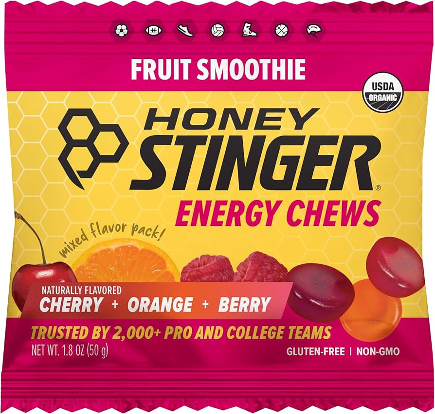 Honey Stinger, Chew Energy Fruit Smoothie Organic, 1.8 Ounce | Amazon (US)