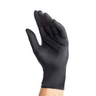 HDX Black Disposable Nitrile Gloves Pop-N-Go (80-Count) 104877700 - The Home Depot | The Home Depot