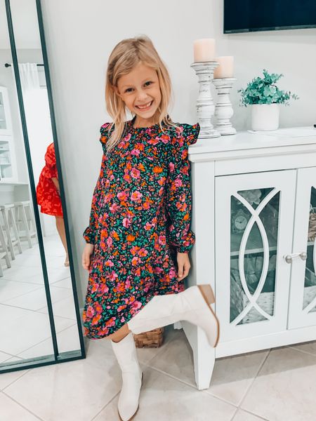 My girl — love this dress anc her first cowboy boots 👢 shop the mint has the cutest girls outfits 

#LTKfindsunder50 #LTKkids #LTKSeasonal