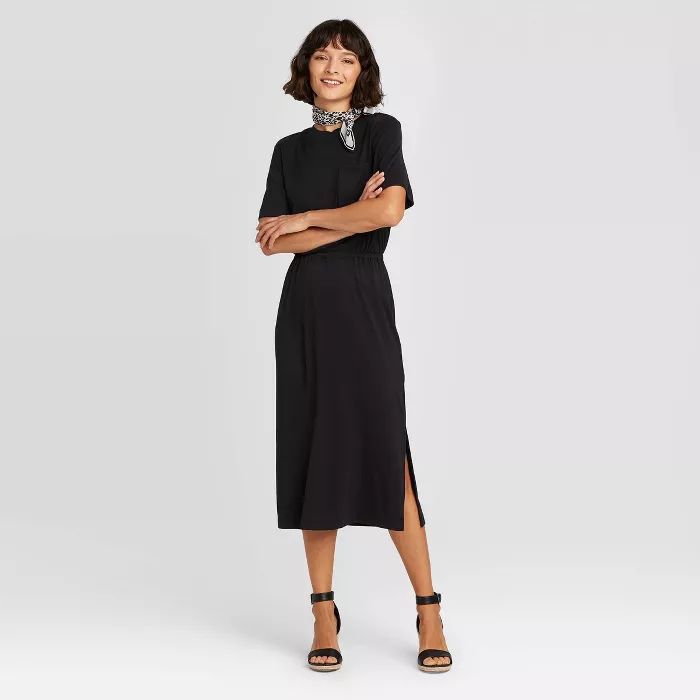 Women's Short Sleeve Cinched Waist T-Shirt Dress - A New Day™ | Target