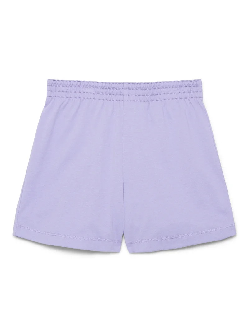 Wonder Nation Girls Kid Tough Knit Shorts, Sizes 4-18 & Plus | Walmart (US)