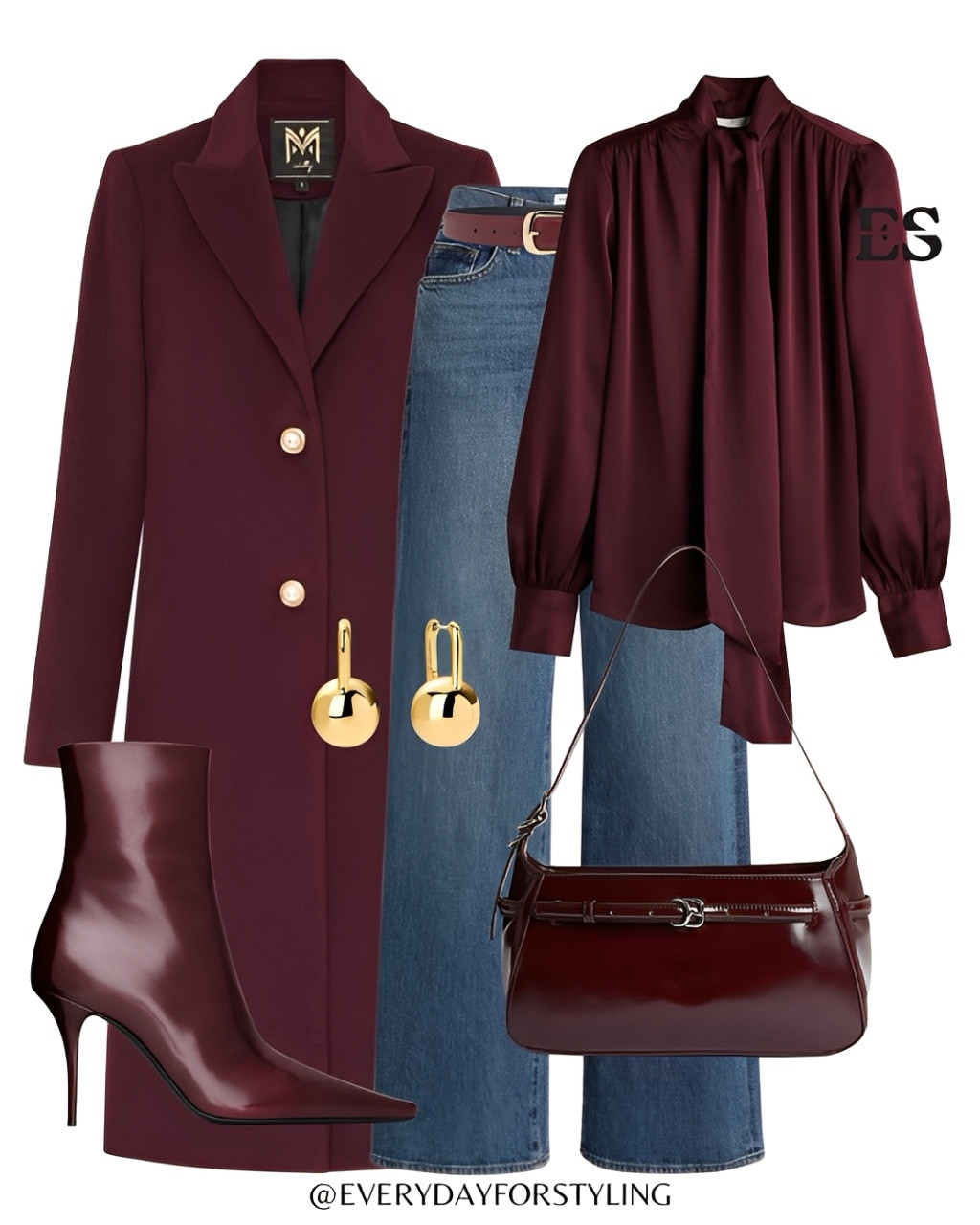 Effortless confidence in motion — because a burgundy coat and denim can do no wrong 🥀

[ burgundy coat outfit, Christmas outfit inspo, fall fashion 2025, elegant winter outfits, holiday outfit inspo, stylish winter look, date night outfit, classy outfit inspiration, timeless fashion, minimal chic outfit, how to look elegant, fall outfit trends, sophisticated women’s style, rich color outfits, winter outfit inspo, everydayforstyling ] 

#EverydayForStyling, #burgundycoat #falloutfitideas #elegantstyle #winterfashioninspo #classyoutfit #autumnchic #streetstyleinspo #minimalstyle #femininefashion

#LTKParties #LTKCyberWeek #LTKHoliday