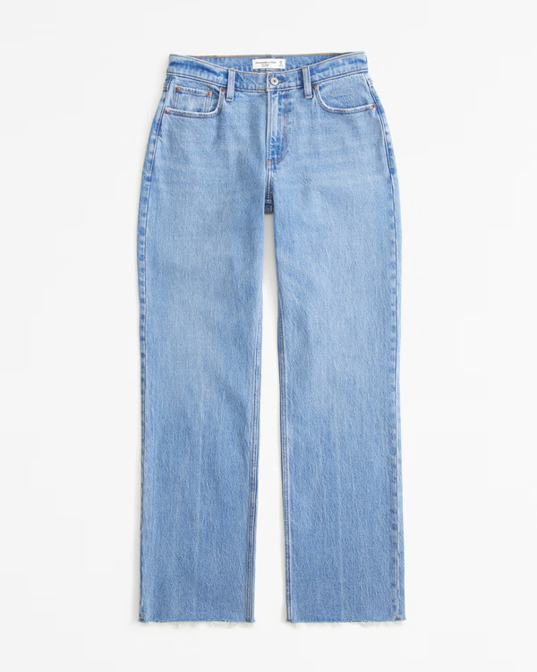 Women's Curve Love Low Rise Baggy Jean | Women's Bottoms | Abercrombie.com | Abercrombie & Fitch (US)
