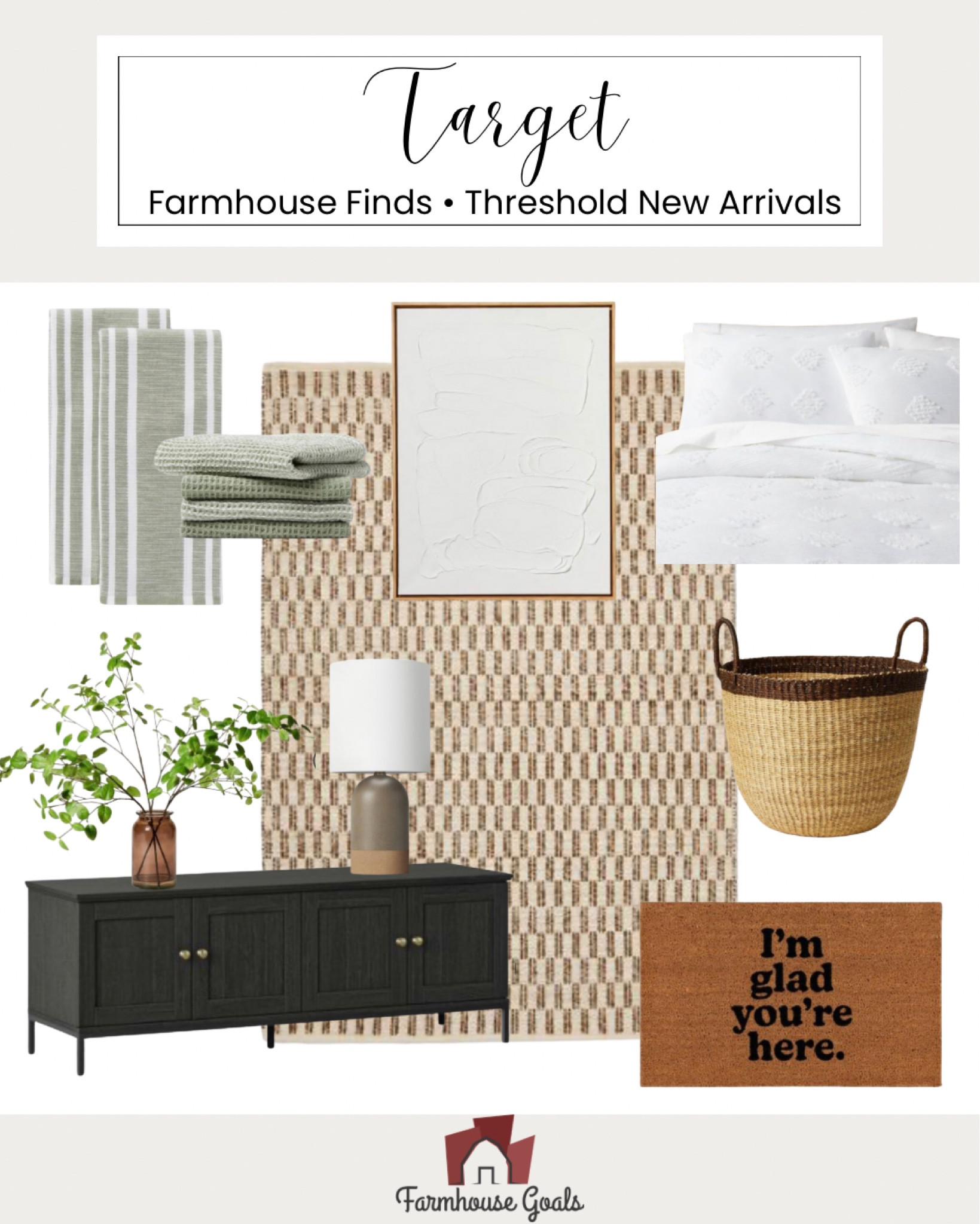 New Arrivals ✨ 

Target, threshold, studio McGee, wall art, basket, entryway table, welcome mat, bed spread, kitchen towels



#LTKhome
