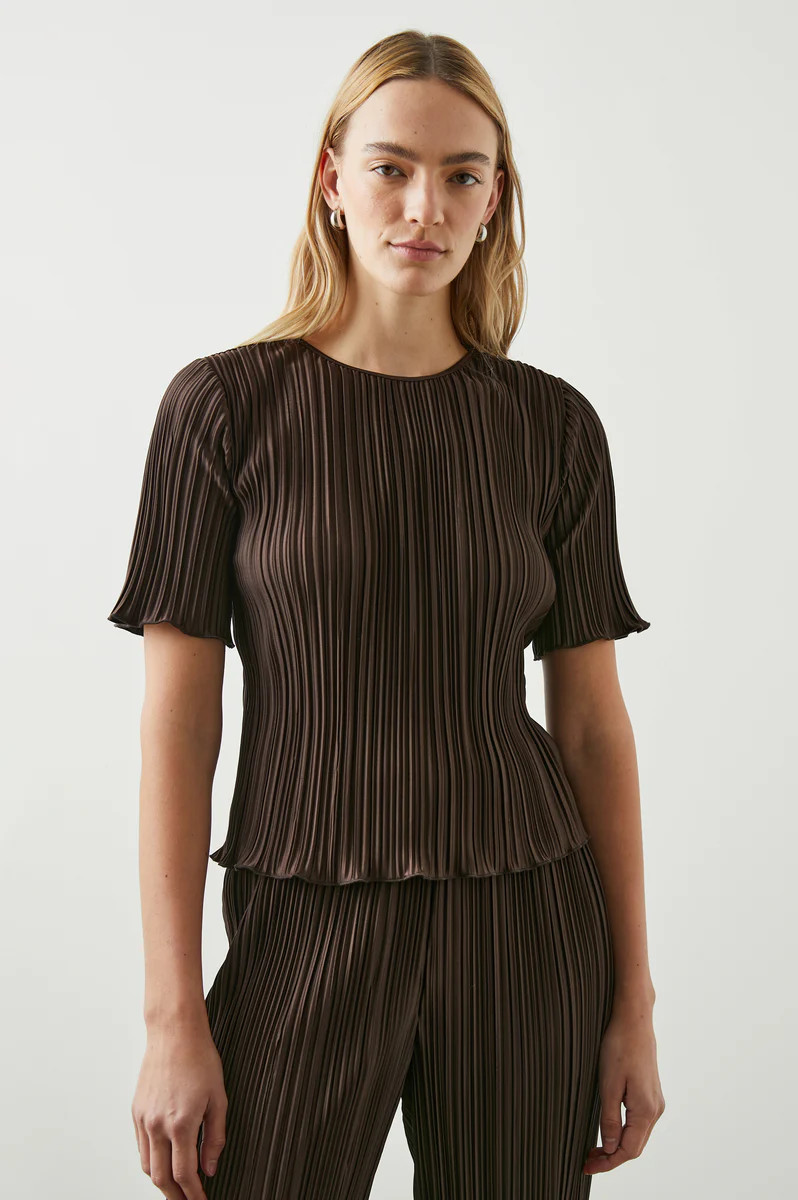 GOLDIE TOP - ESPRESSO | Rails