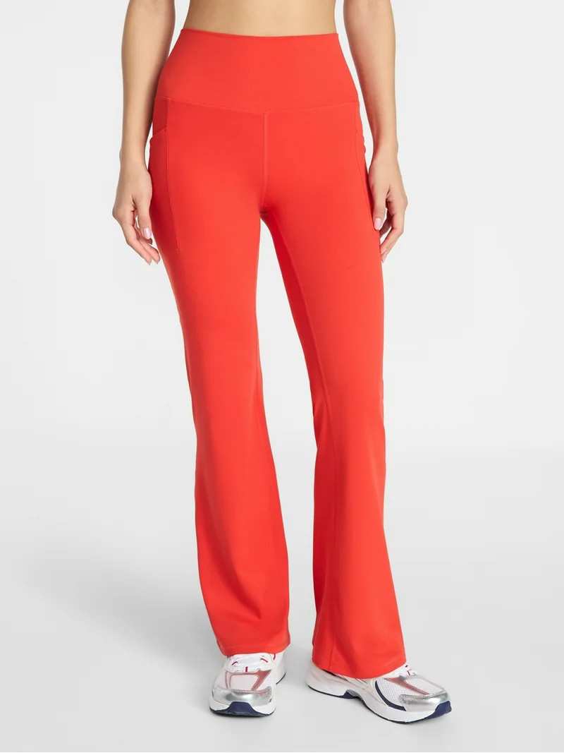 Avia Women's and Women's Plus SoftSculpt Flare Leggings, Sizes XS-4X | Walmart (US)