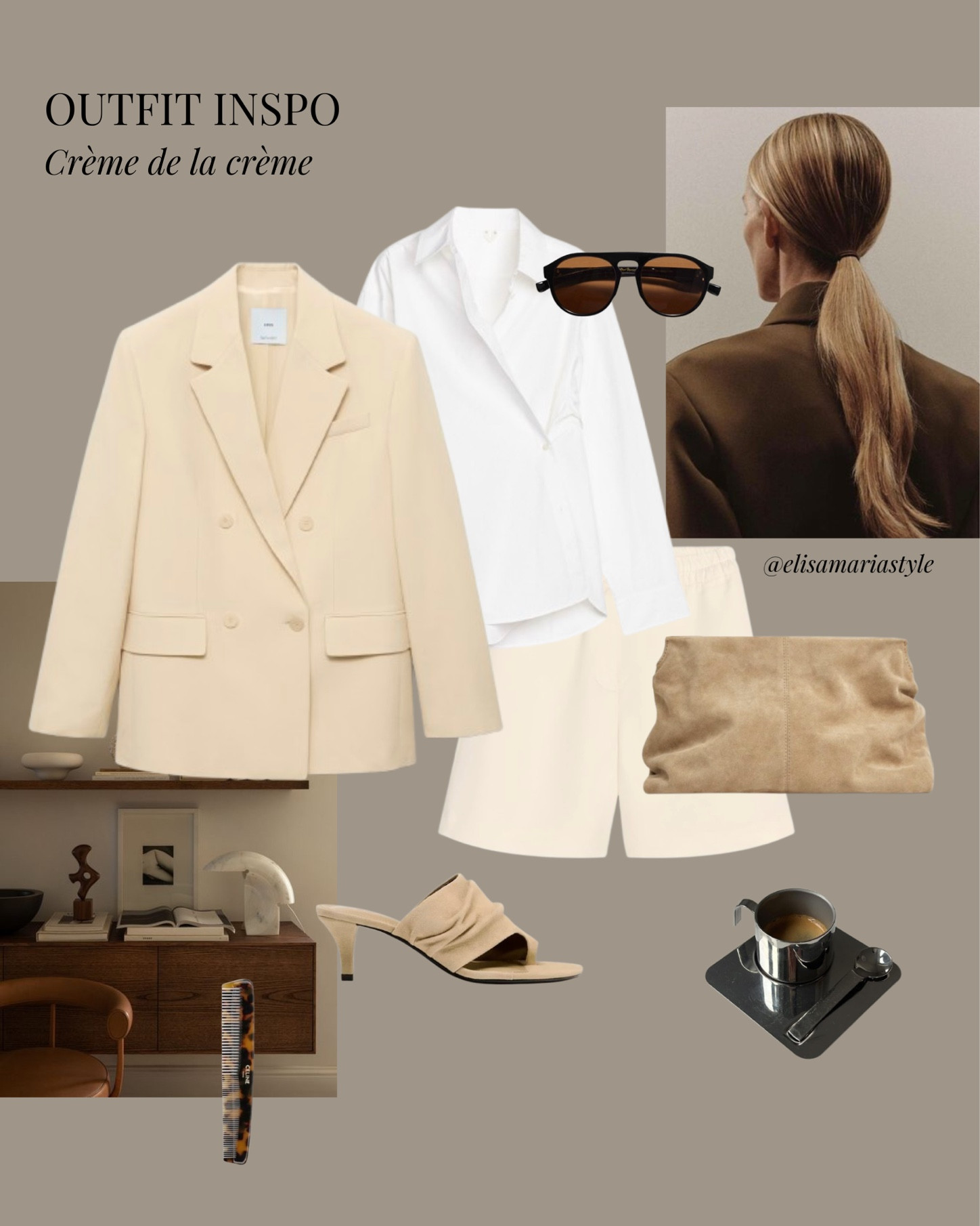 Cream toned spring outfit 🍨

#LTKbag #LTKshoes #LTKspring