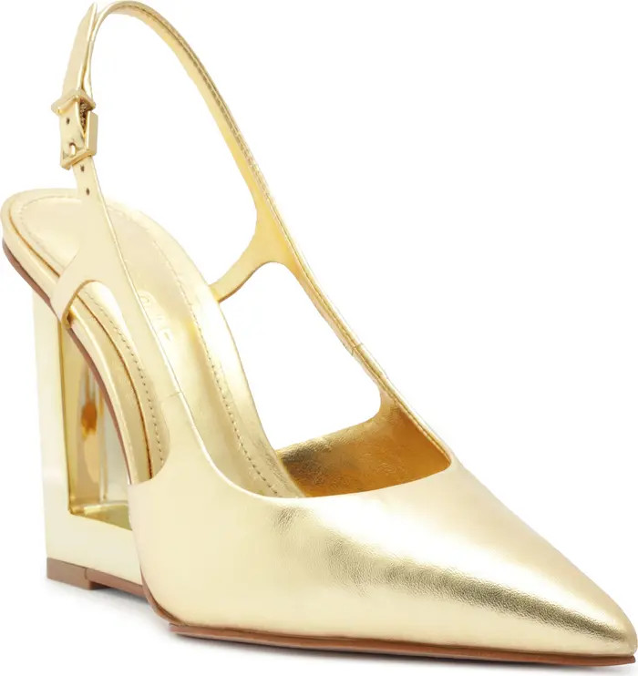 Filipa Slingback Pointed Toe Wedge Pump | Nordstrom