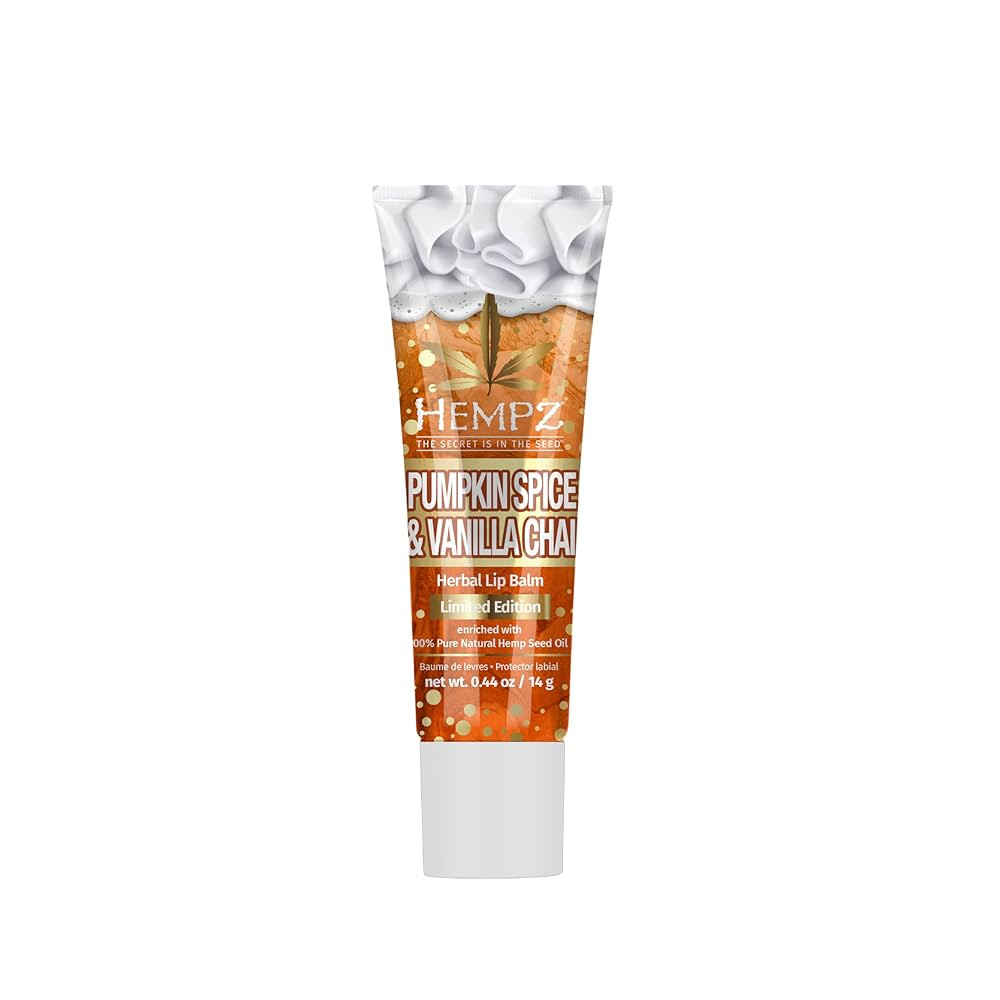 Hempz Limited Edition Pumpkin Spice & Vanilla Chai Herbal Lip Balm .44 oz | Amazon (US)