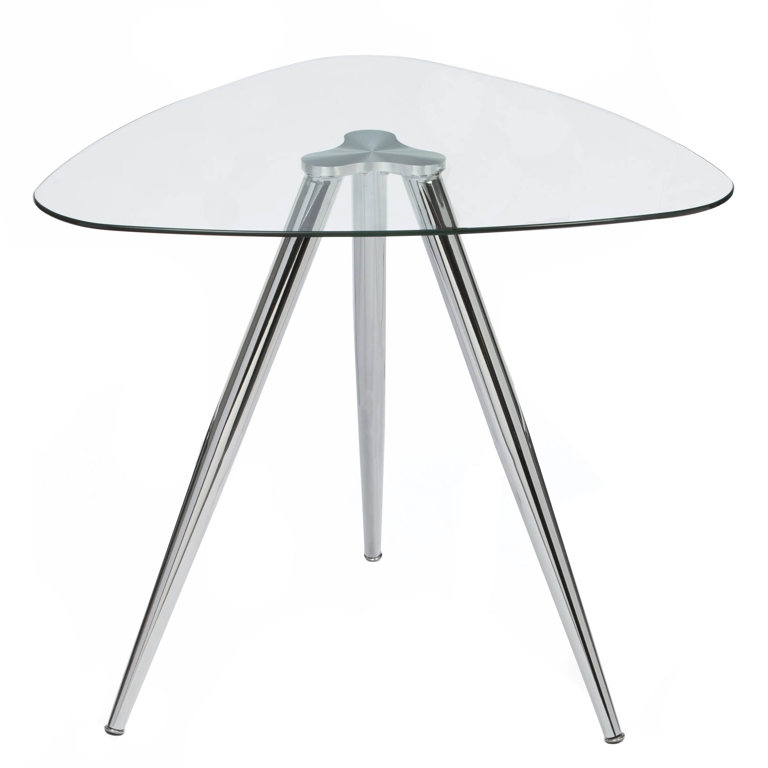 Orren Ellis Croskey Glass Top Metal Base Dining Table & Reviews | Wayfair | Wayfair North America