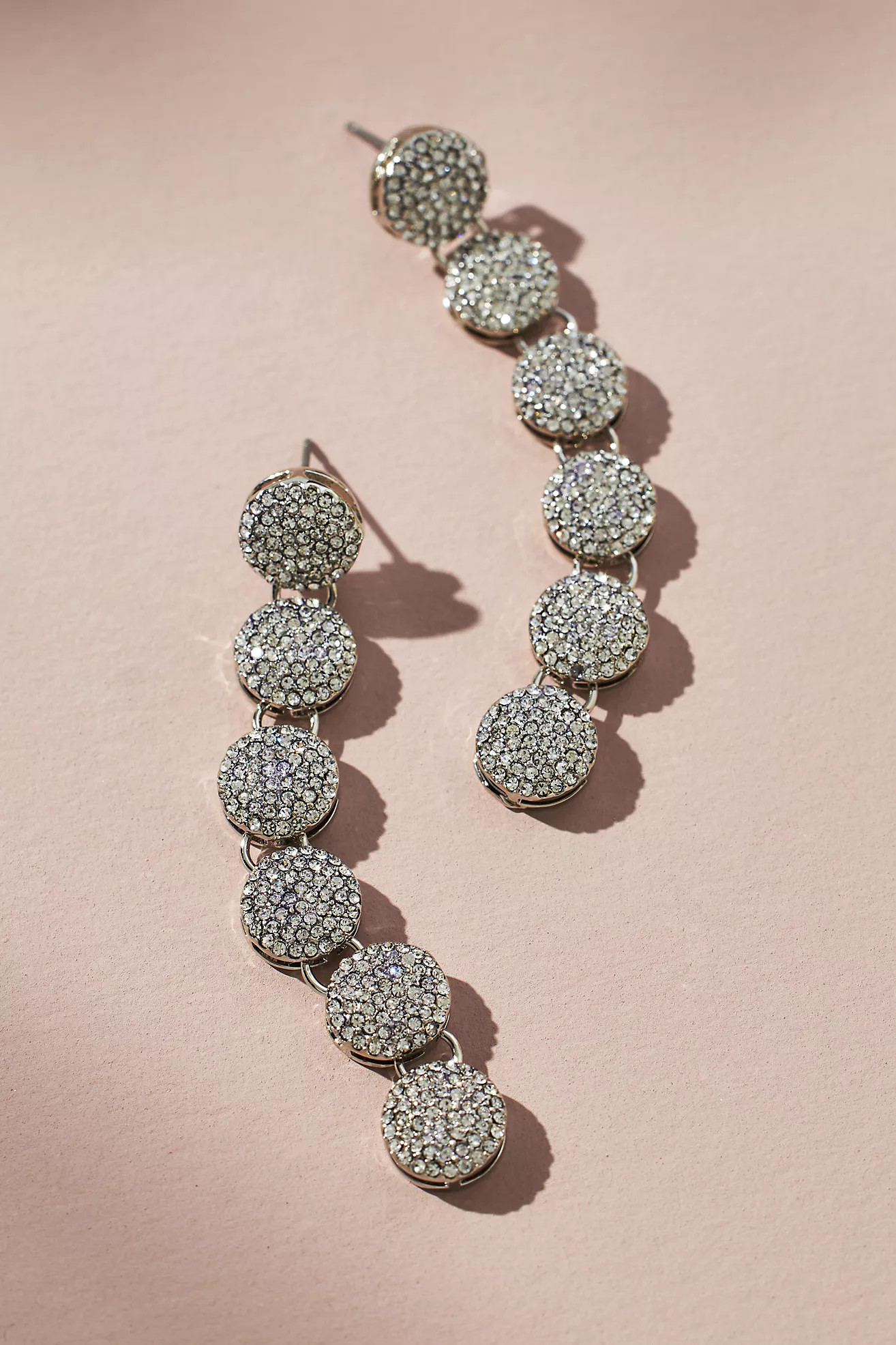 BaubleBar Pavé Stud Drop Earrings | Anthropologie (US)