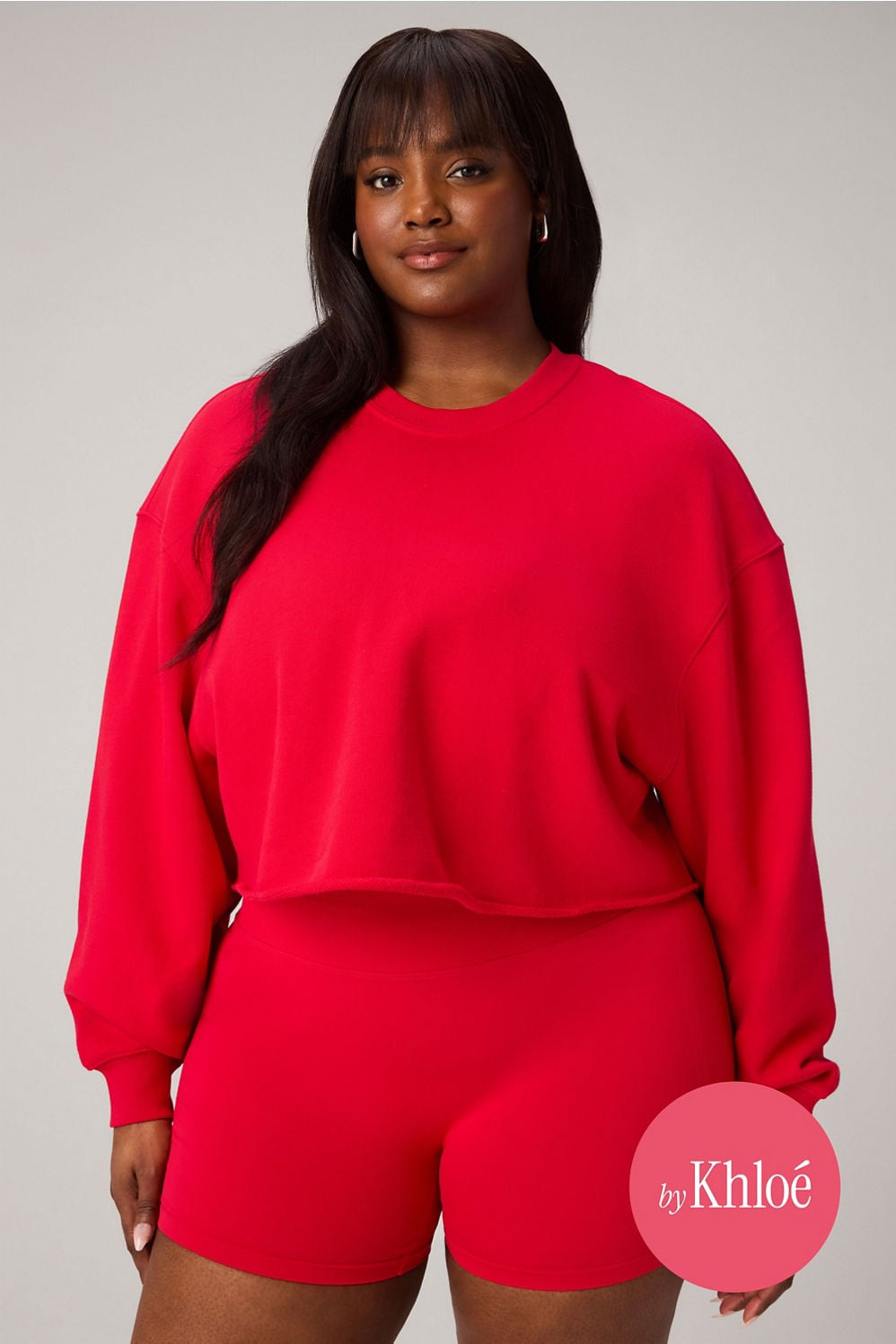 Heavy Terry Cropped Pullover | Fabletics